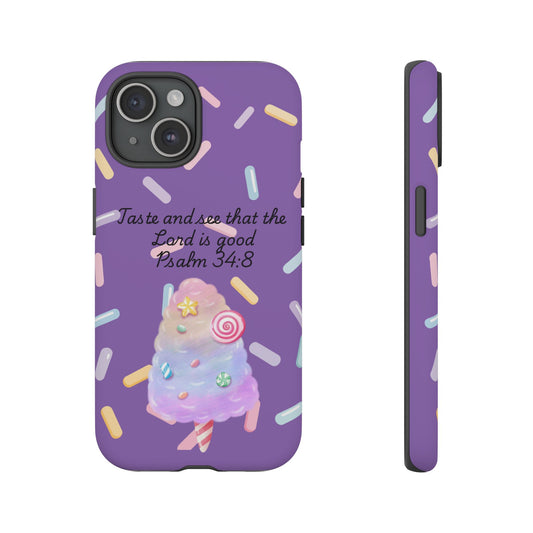 Pastel Cotton Candy Phone Case | Tough iPhone Case, Psalm 31:8 Design