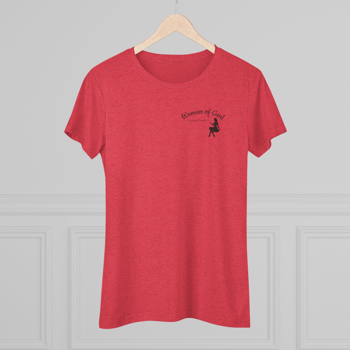 Woman of Grace tee | silhouette script design