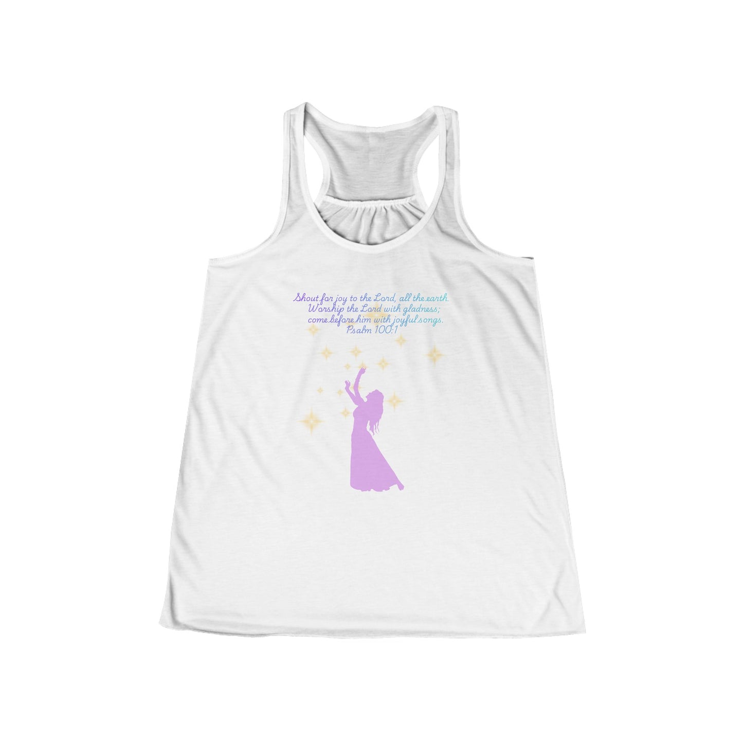 Fairy Princess Silhouette Tank | Inspirational Quote Flowy Racerback
