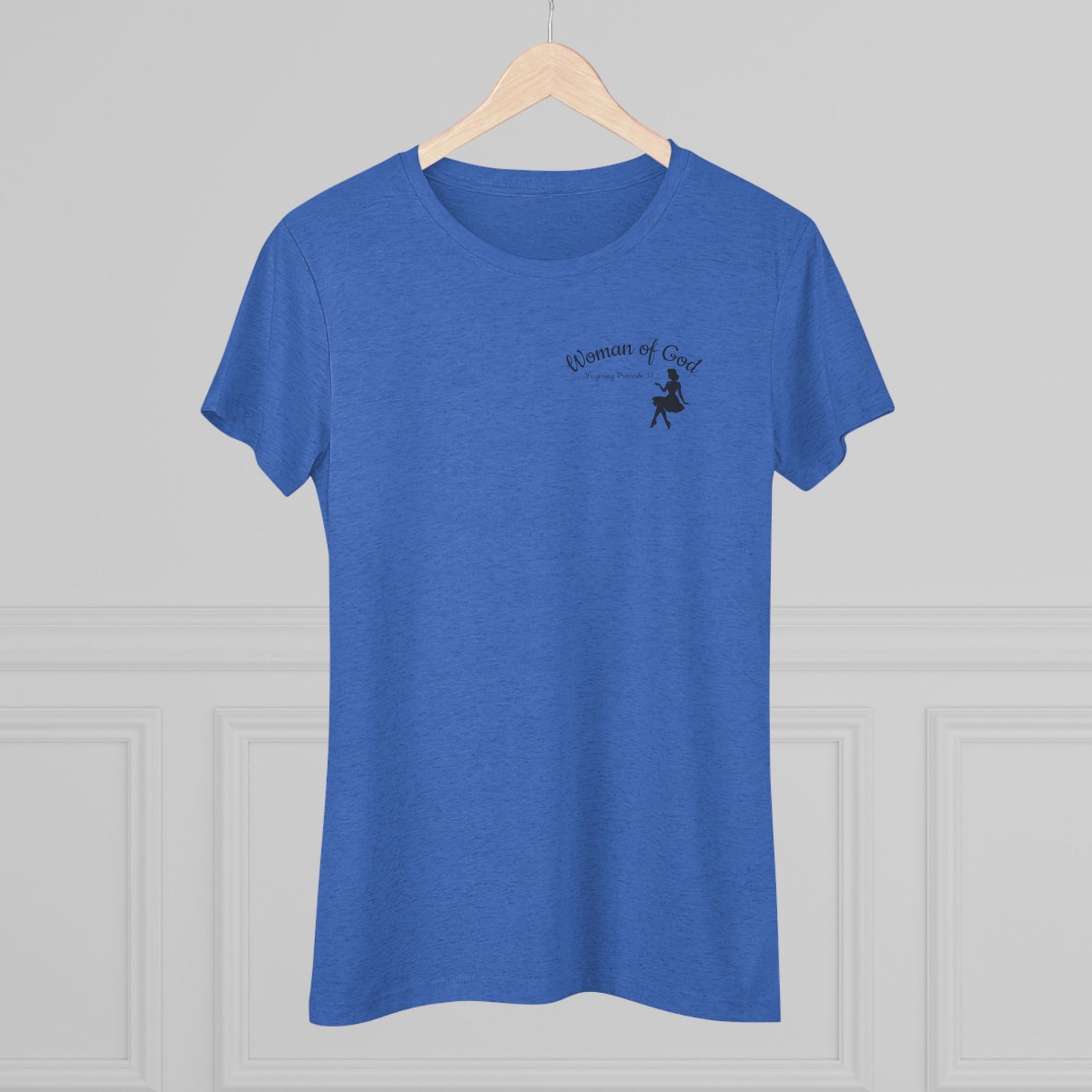 Woman of Grace tee | silhouette script design