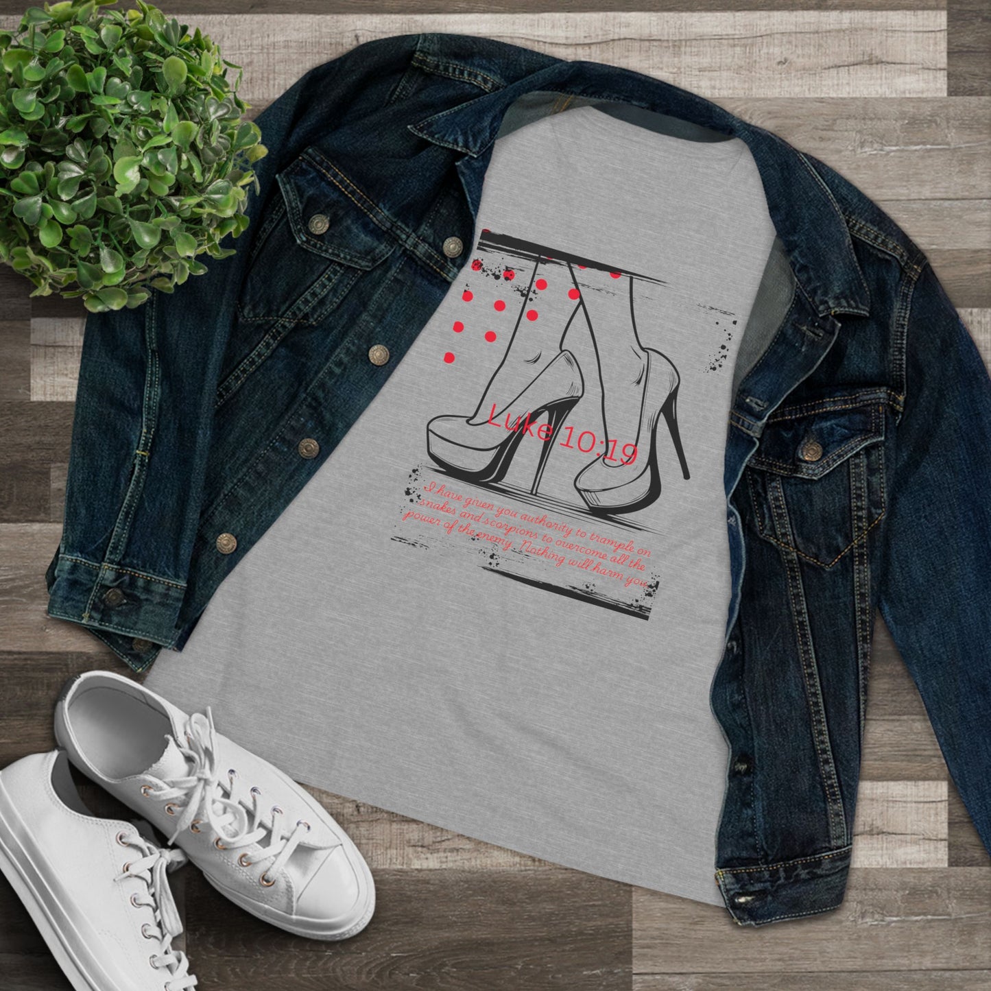 High Heel Sketch Tee | Stiletto Illustration, Fashion Graphic Shirt