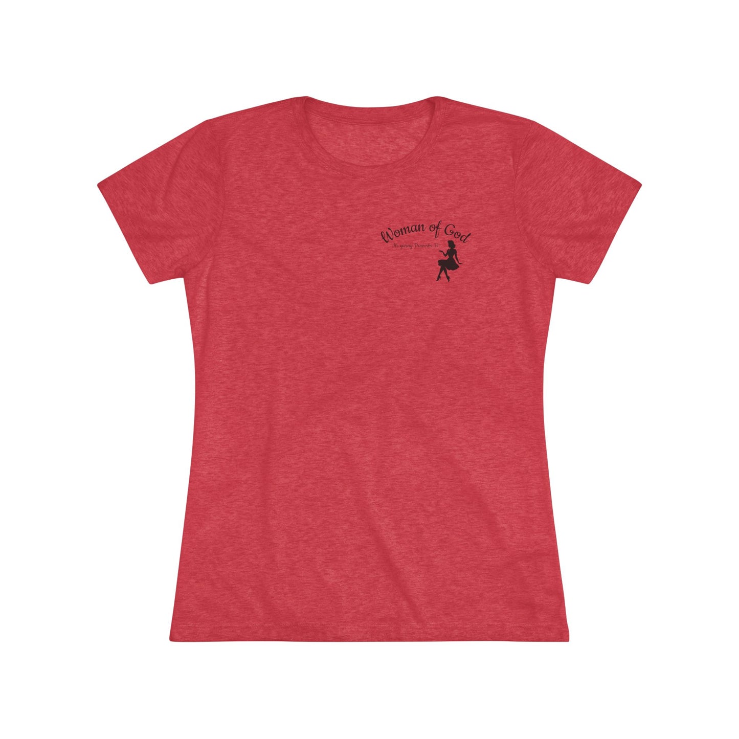 Woman of Grace tee | silhouette script design