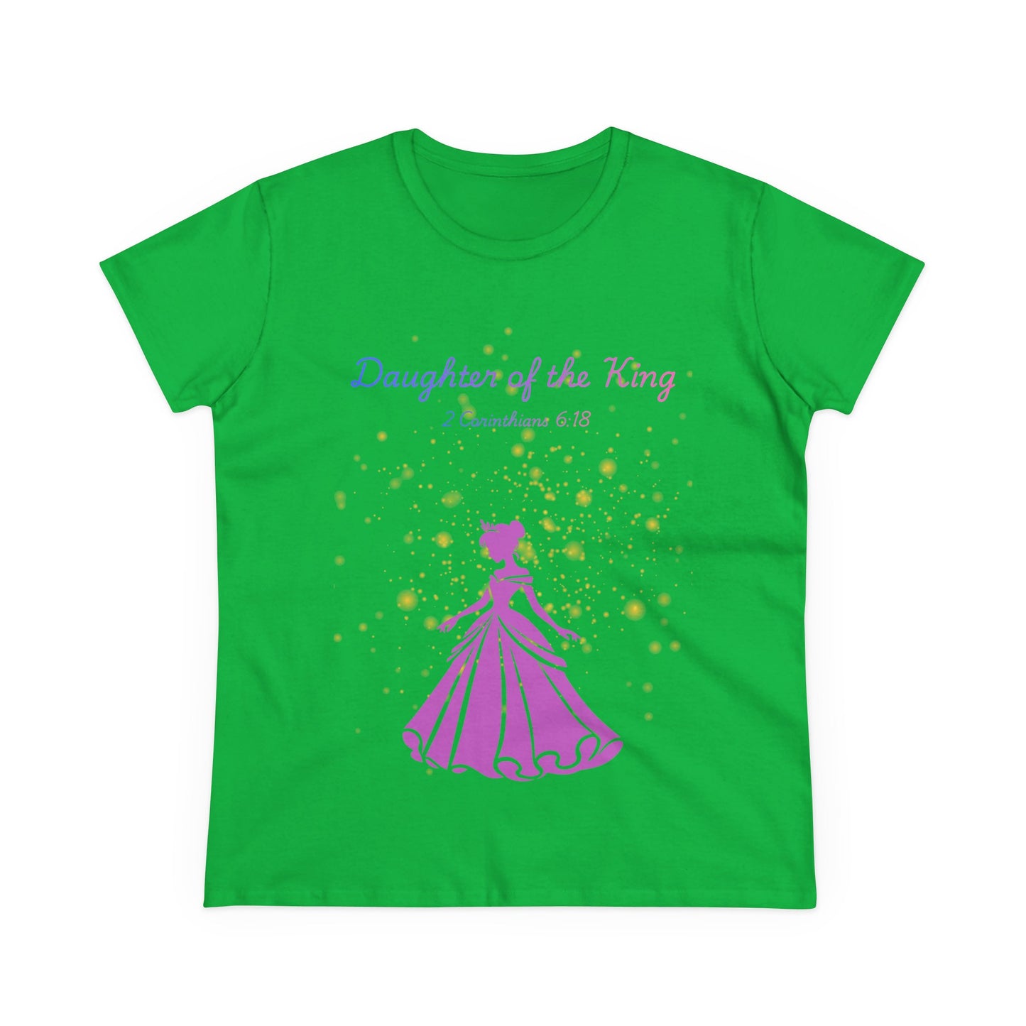 Daughter of the King tee | Princess silhouette, Christian scripture 2 Corinthians 6:18