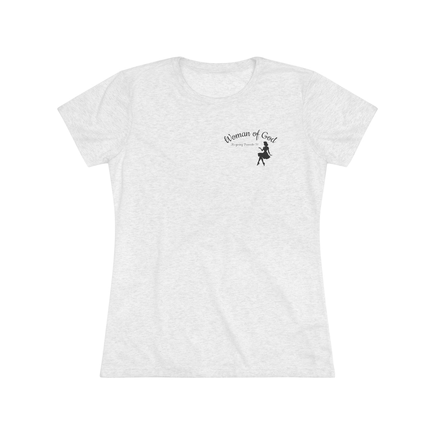 Woman of Grace tee | silhouette script design