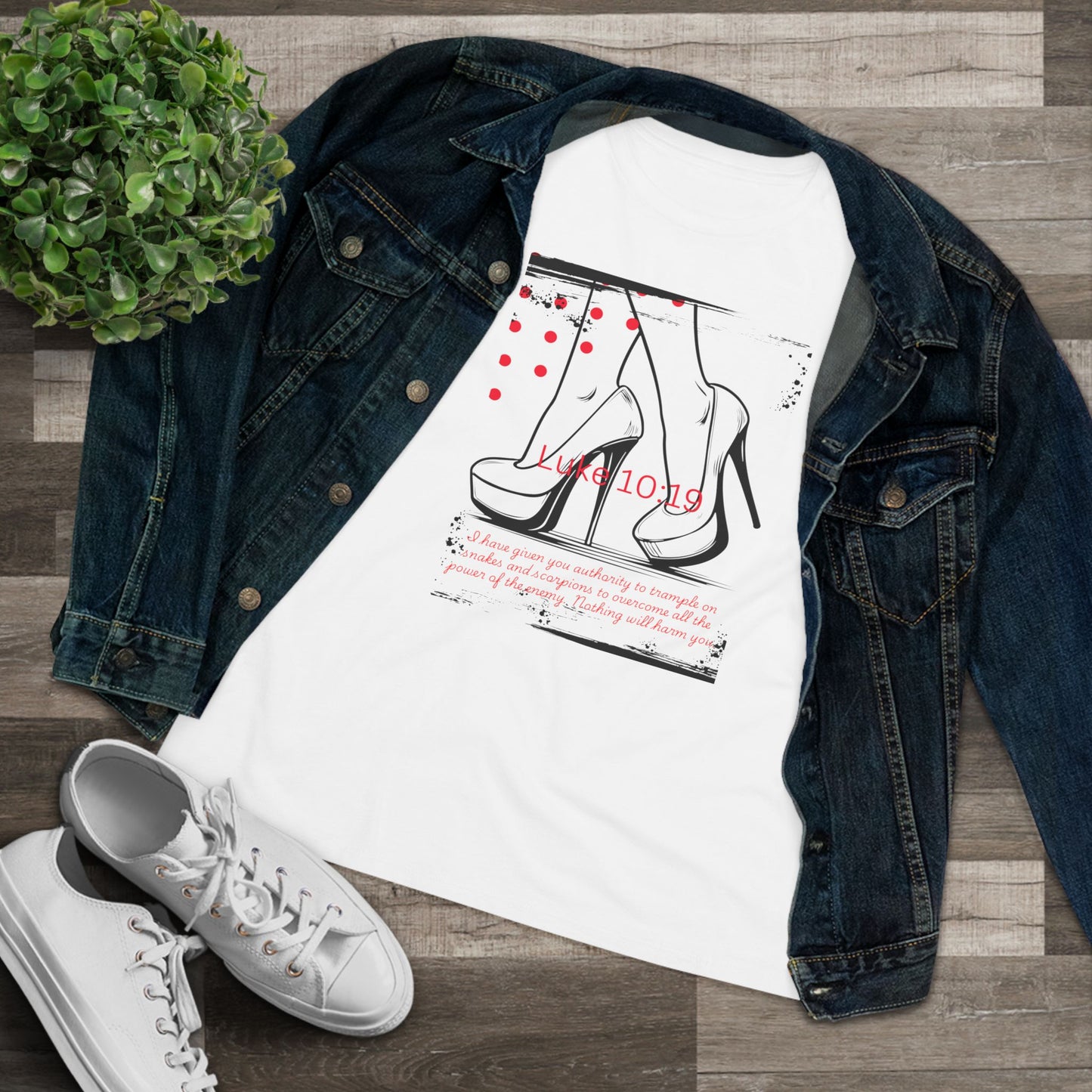 High Heel Sketch Tee | Stiletto Illustration, Fashion Graphic Shirt