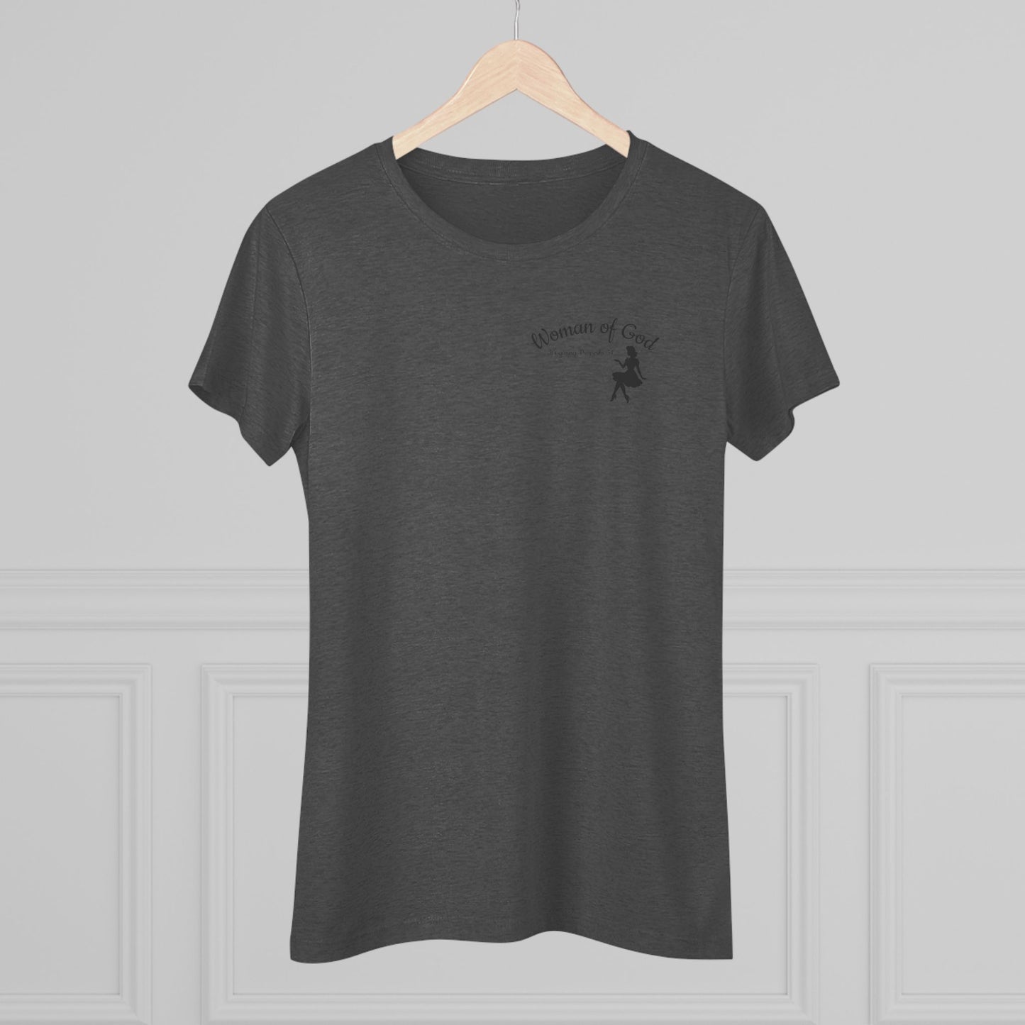 Woman of Grace tee | silhouette script design
