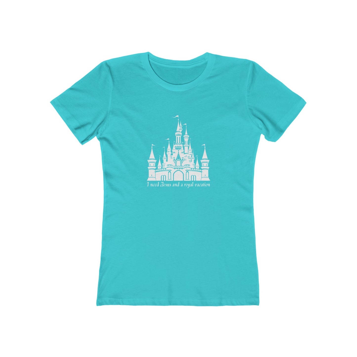Women’s Castle Tee - The Boyfriend Tee for Women (Fairytale Castle Graphic)