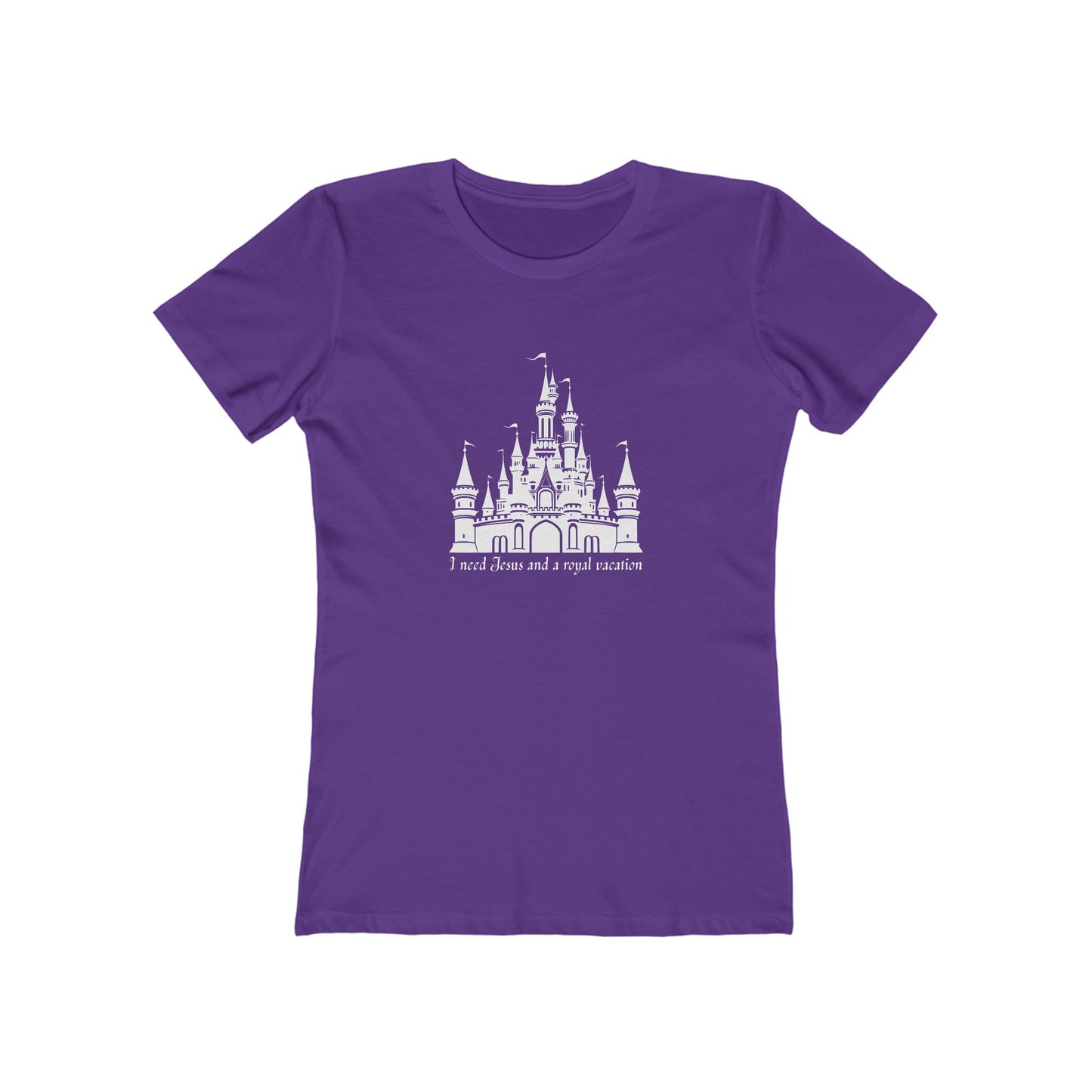 Women’s Castle Tee - The Boyfriend Tee for Women (Fairytale Castle Graphic)