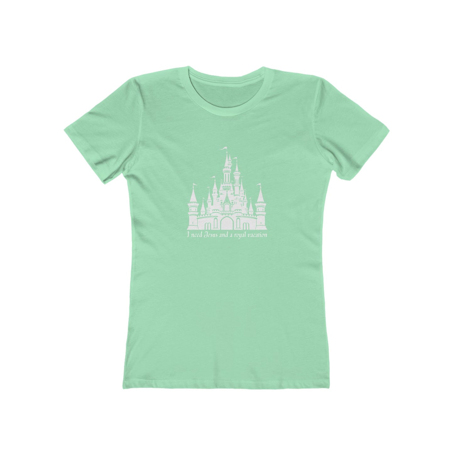Women’s Castle Tee - The Boyfriend Tee for Women (Fairytale Castle Graphic)