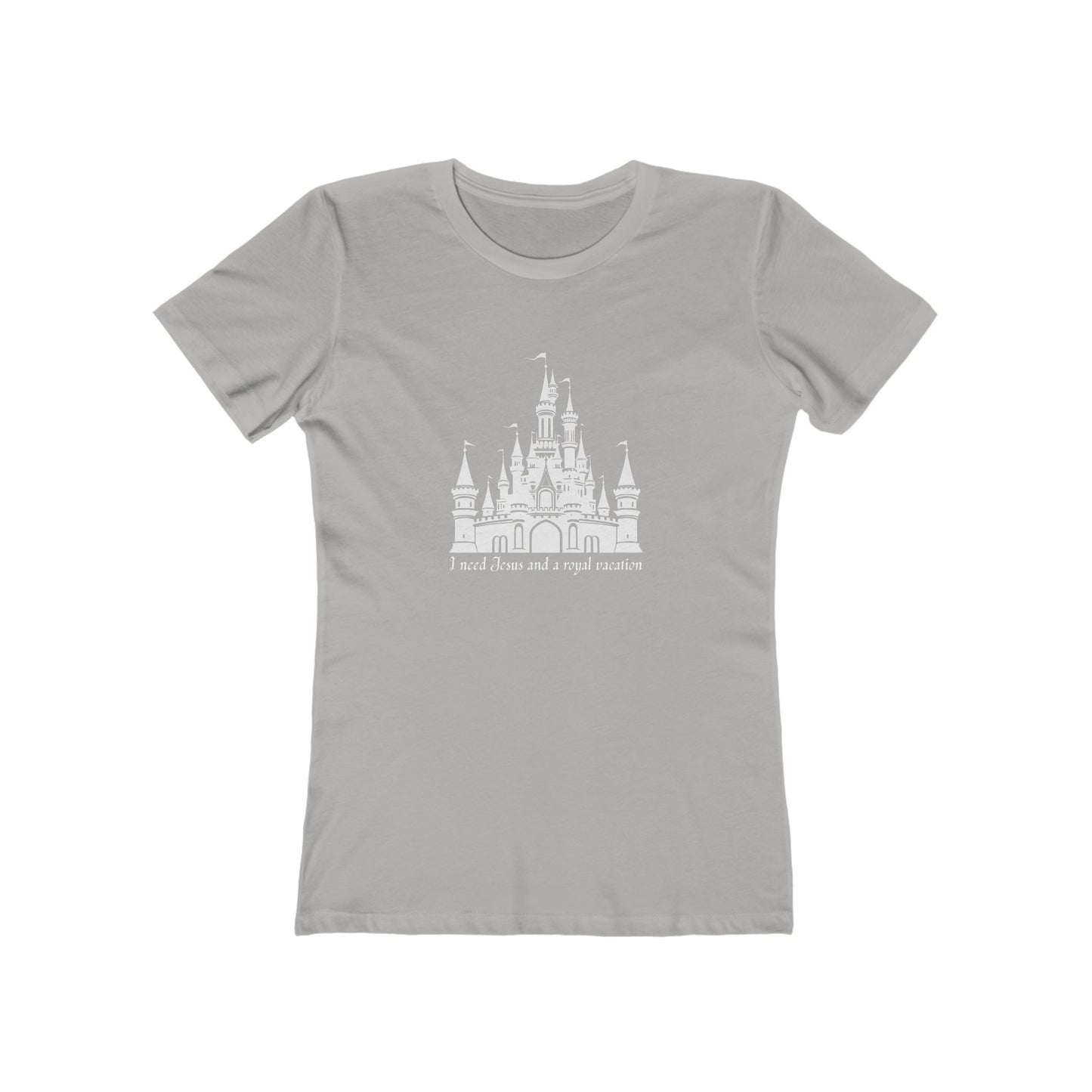 Women’s Castle Tee - The Boyfriend Tee for Women (Fairytale Castle Graphic)