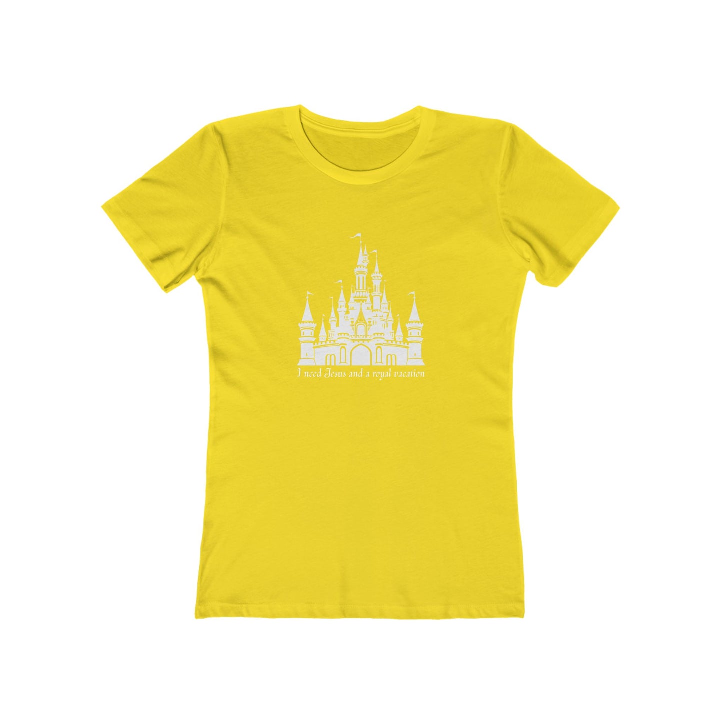 Women’s Castle Tee - The Boyfriend Tee for Women (Fairytale Castle Graphic)