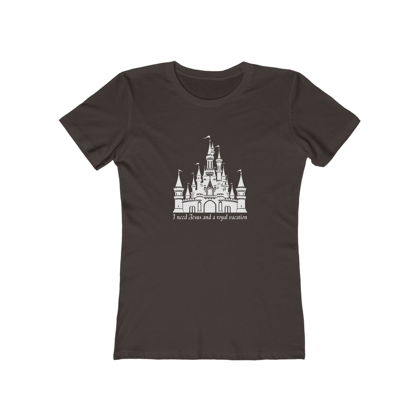 Women’s Castle Tee - The Boyfriend Tee for Women (Fairytale Castle Graphic)