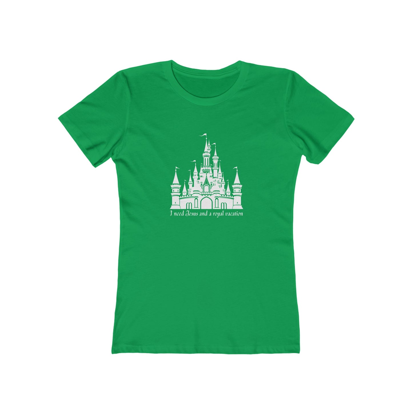 Women’s Castle Tee - The Boyfriend Tee for Women (Fairytale Castle Graphic)