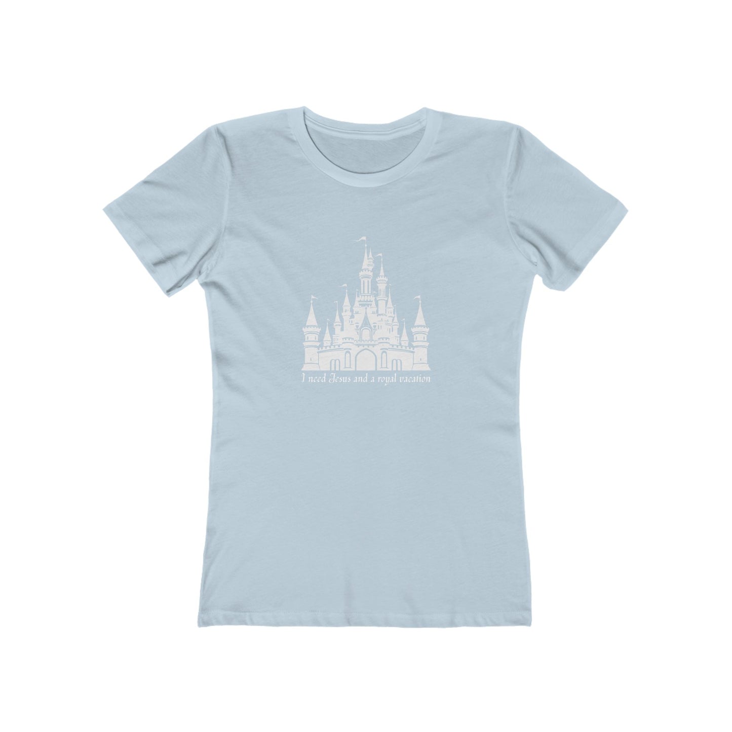 Women’s Castle Tee - The Boyfriend Tee for Women (Fairytale Castle Graphic)