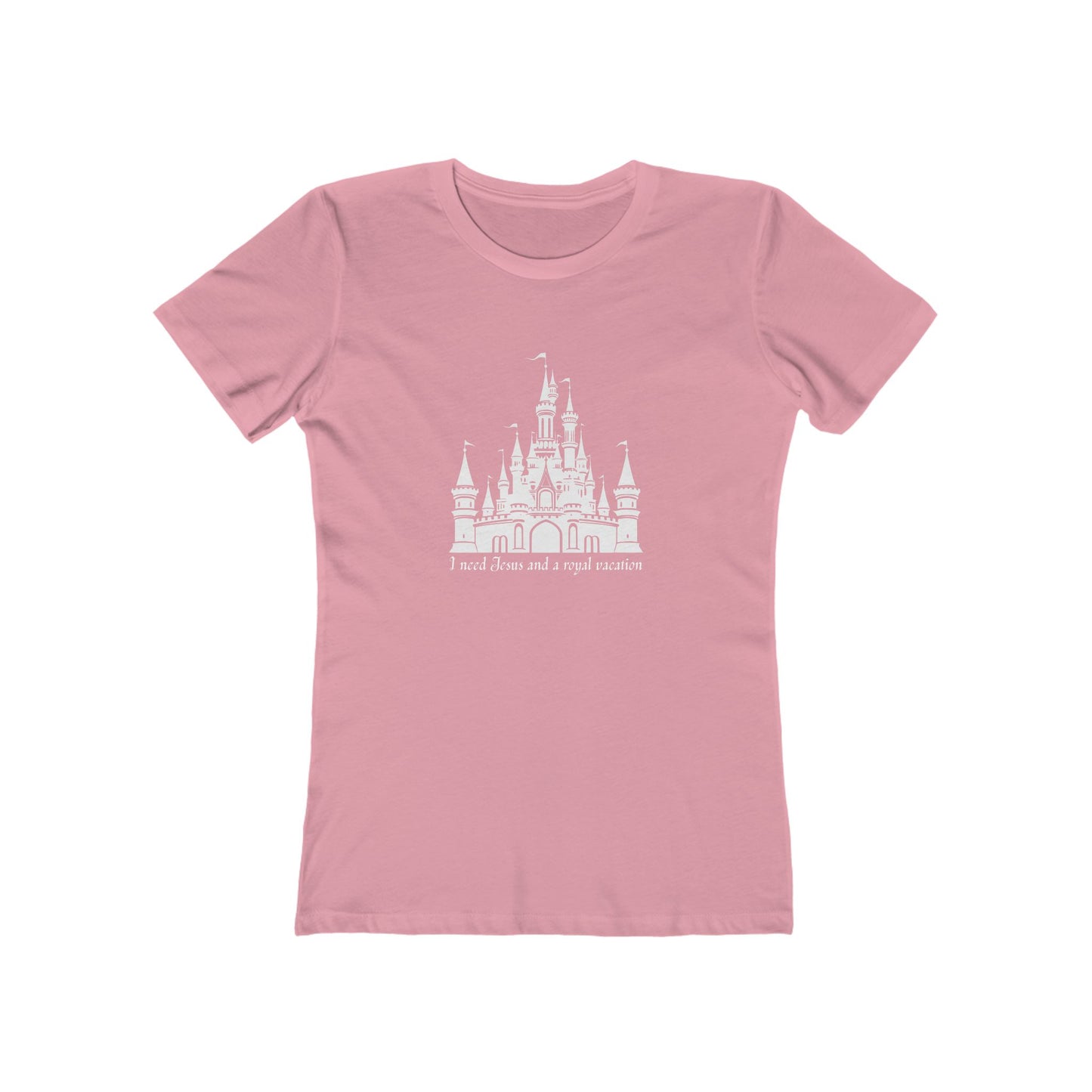Women’s Castle Tee - The Boyfriend Tee for Women (Fairytale Castle Graphic)