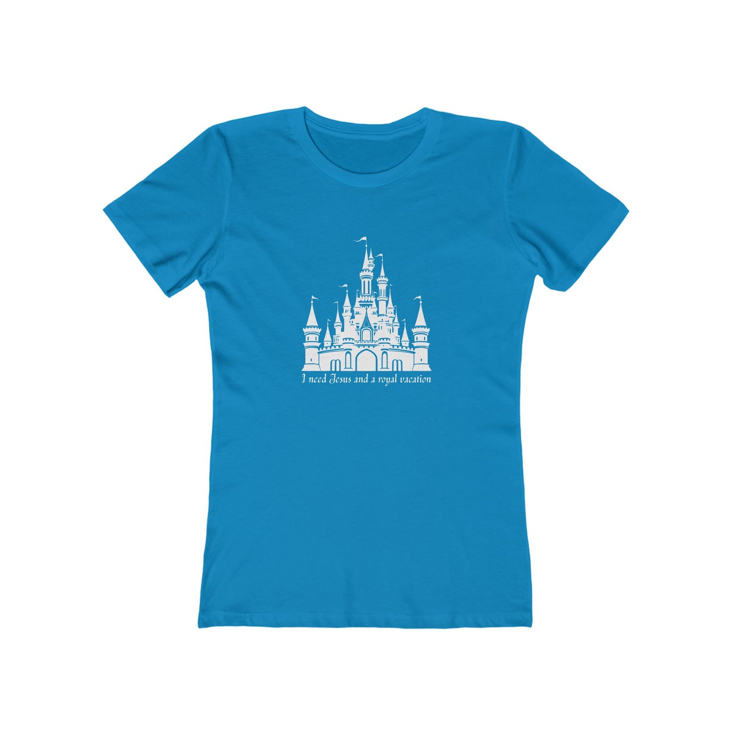 Women’s Castle Tee - The Boyfriend Tee for Women (Fairytale Castle Graphic)