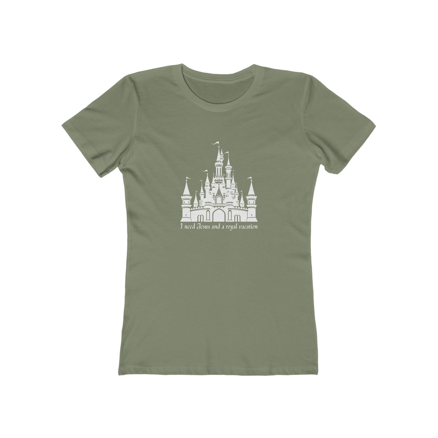 Women’s Castle Tee - The Boyfriend Tee for Women (Fairytale Castle Graphic)