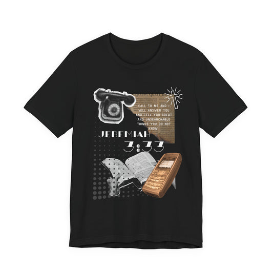 Jeremiah 7:27 Scripture Tee — Vintage Bible & Phone Faith T‑Shirt
