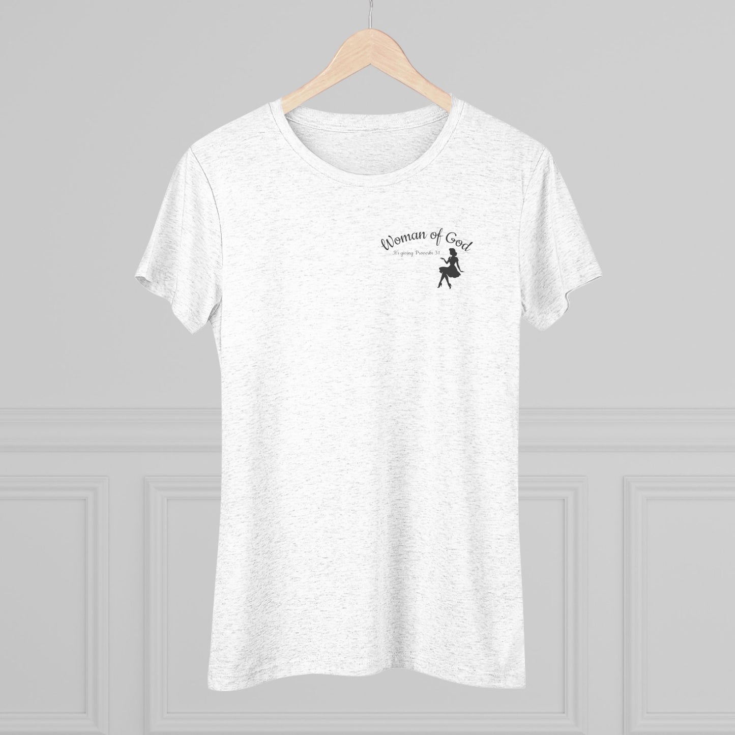 Woman of Grace tee | silhouette script design