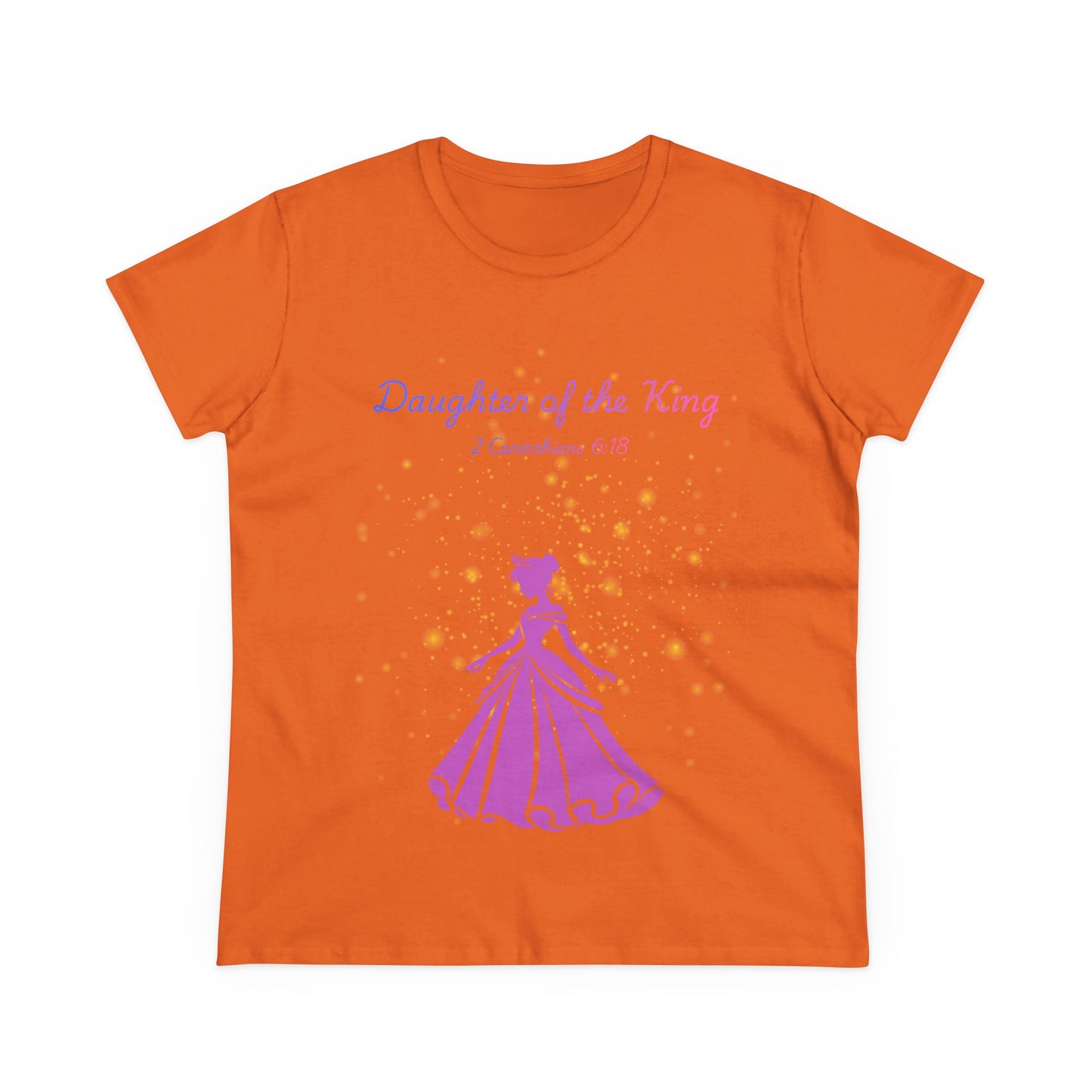 Daughter of the King tee | Princess silhouette, Christian scripture 2 Corinthians 6:18