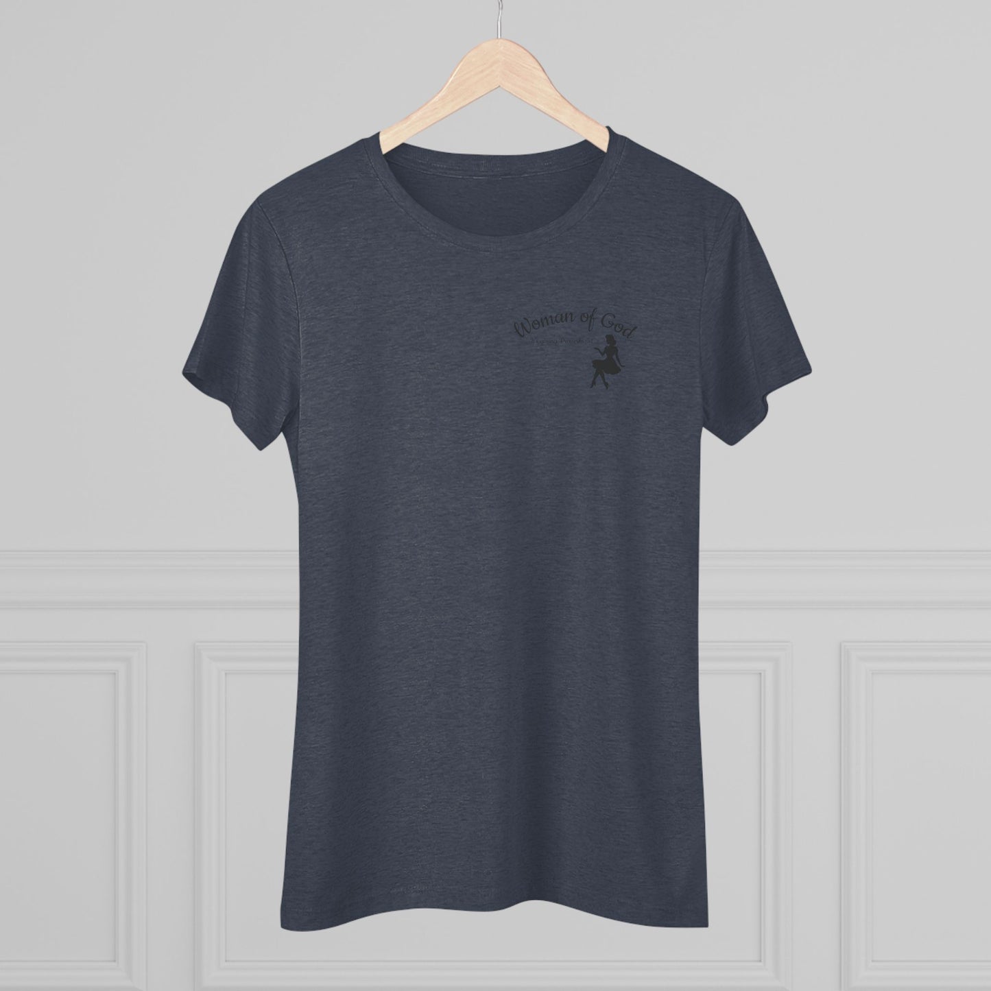 Woman of Grace tee | silhouette script design