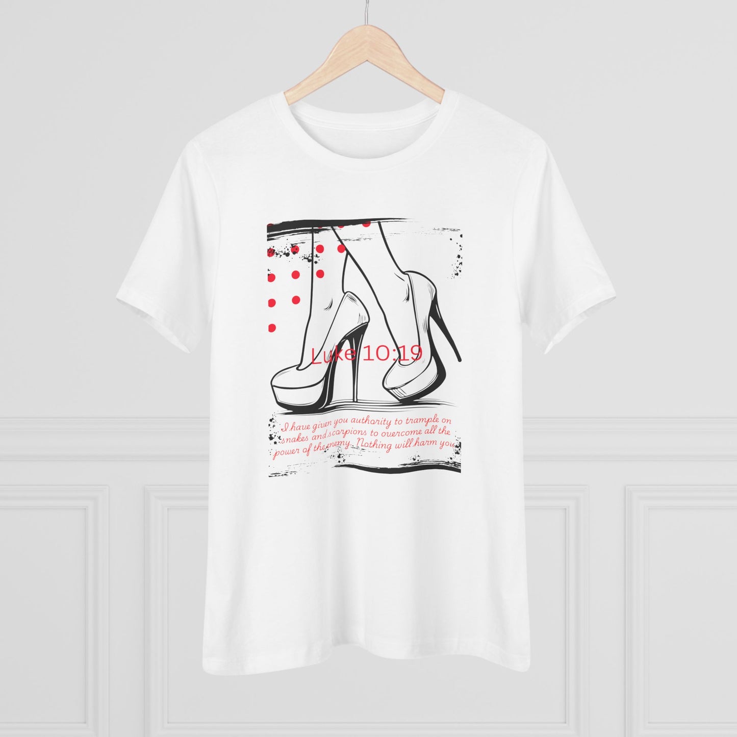 High Heel Sketch Tee | Stiletto Illustration, Fashion Graphic Shirt