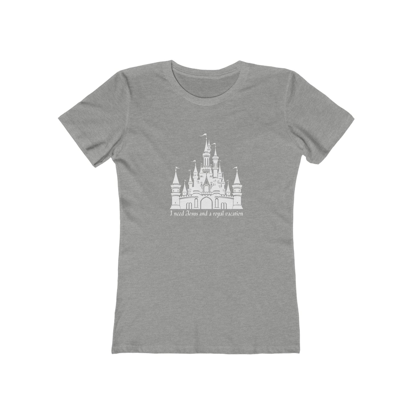 Women’s Castle Tee - The Boyfriend Tee for Women (Fairytale Castle Graphic)