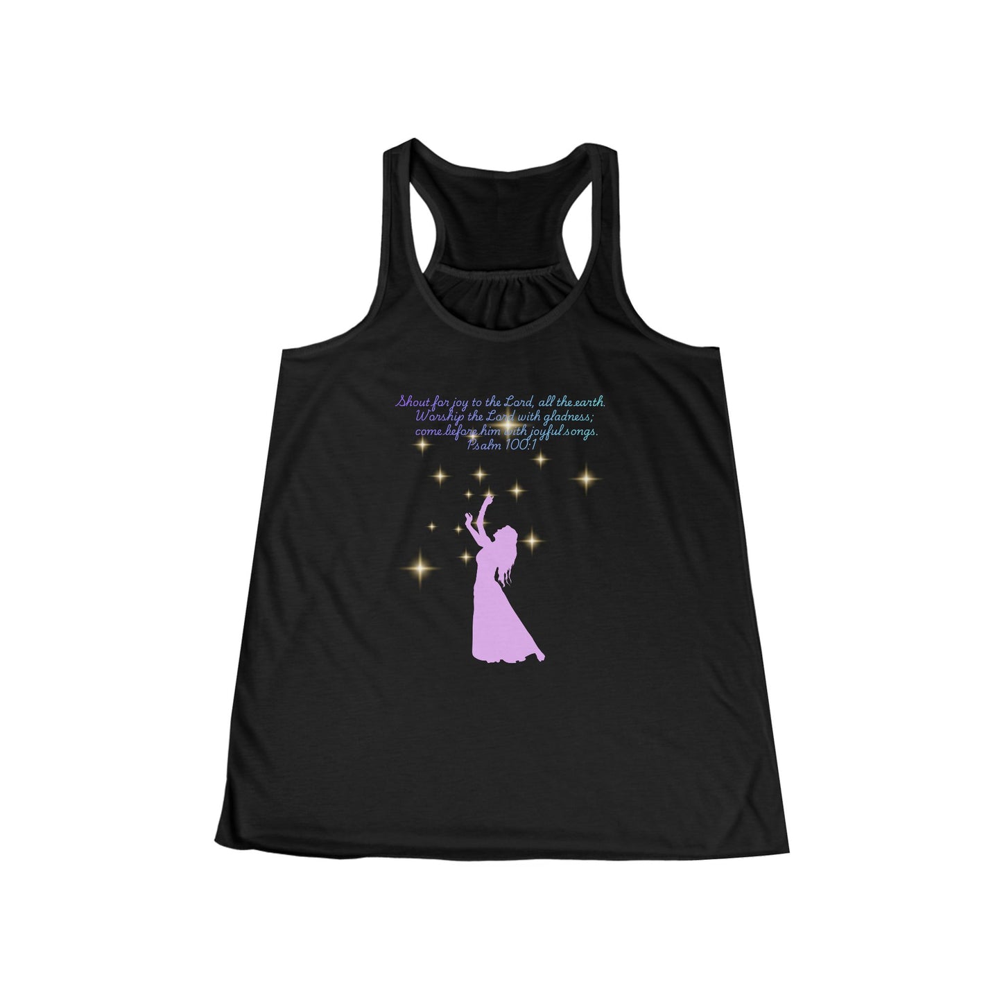 Fairy Princess Silhouette Tank | Inspirational Quote Flowy Racerback